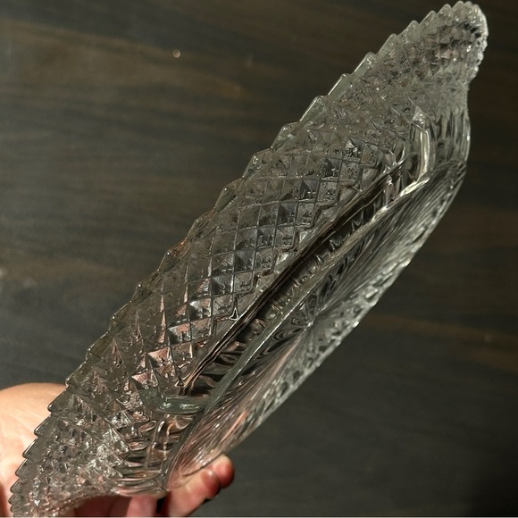 Anchor Hocking Miss America 4-Section Relish Dish - Clear Depression Glass - Picture 8 of 10